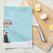 Weihnachten - Hunde Küchentücher (Viertel Falte)