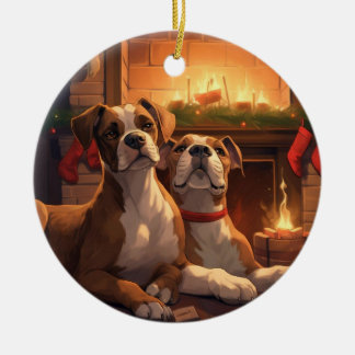 Weihnachten, Hundeschenk, Hundeschenkgeschenk Keramik Ornament