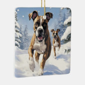 Weihnachten, Hundeschenk, Hundeschenkgeschenk Keramikornament (Rechts)