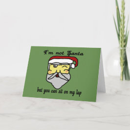 Weihnachten: Ich bin kein Weihnachtsmann... Feiertagskarte
