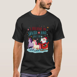 Weihnachten Ich glaube an den Weihnachtsmann und E T-Shirt