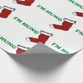 Weihnachten Ich habe Weihnachten lustig Geschenkpapier (Ecke)