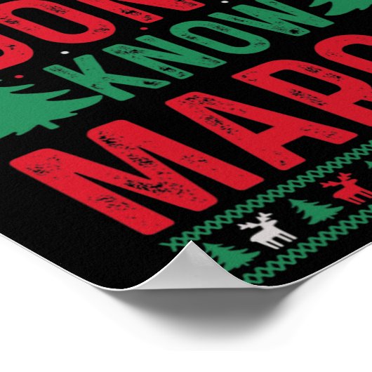 Weihnachten - ich kenne Margo nicht Poster (Ecke)