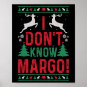 Weihnachten - ich kenne Margo nicht Poster (Vorne)