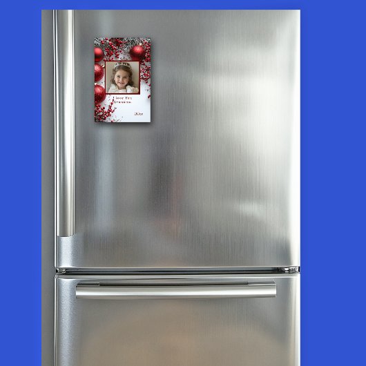 Weihnachten Ich Liebe Sie Oma Rote Ornamente Magnet