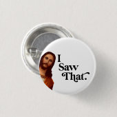 Weihnachten, ich sah diesen Jesus, ich sah, dass Button (Vorne & Hinten)