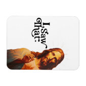 Weihnachten, ich sah diesen Jesus, ich sah, dass Magnet (Horizontal)