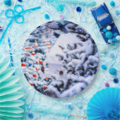 Weihnachten Idyll attraktiv Pappteller (Party)