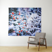 Weihnachten Idyll beeindruckend Wandteppich (Beispiel (Horizontal))