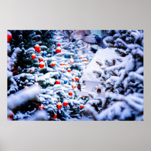 Weihnachten Idyll charmant Poster