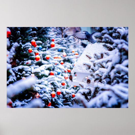 Weihnachten Idyll charmant Poster (Vorne)
