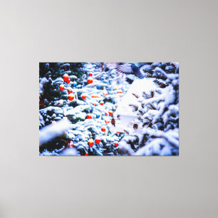 Weihnachten Idyll großartig Leinwanddruck