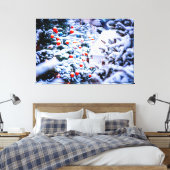 Weihnachten Idyll großartig Leinwanddruck (Insitu (Schlafzimmer))