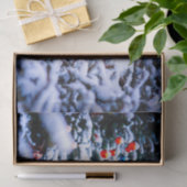 Weihnachten Idyll schön Seidenpapier (Geschenk)