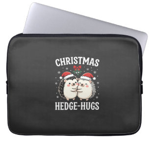 Weihnachten Igel-Umarmer Süßer Igel Feiertag Laptopschutzhülle