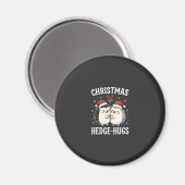 Weihnachten Igel-Umarmer Süßer Igel Feiertag Magnet (Vorderseite/Rückseite)