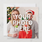 Weihnachten Ihr Foto hier (Vorderseite)