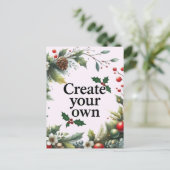 Weihnachten "Ihre eigenen" Foto Postkarte (Stehend Vorderseite)