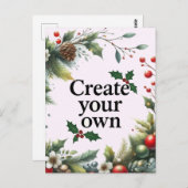 Weihnachten "Ihre eigenen" Foto Postkarte (Vorne/Hinten)