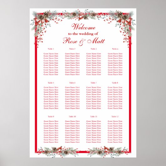 Weihnachten Ihren Platz finden Poster (Vorne)