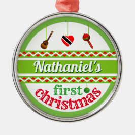 Weihnachten Ihres Babys (Trini) Ornament Aus Metall