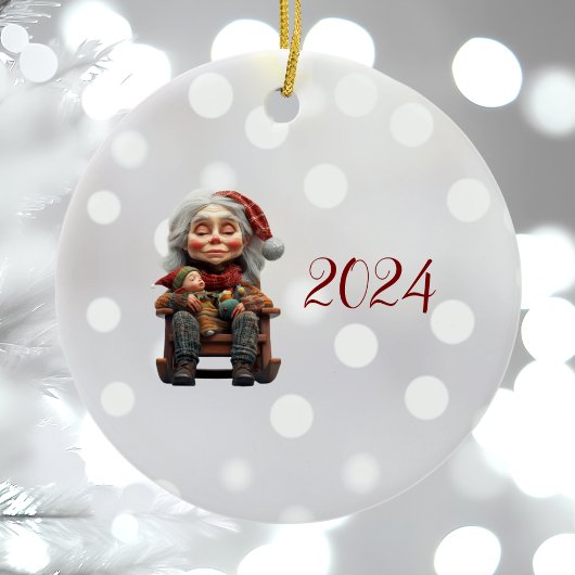 Weihnachten II Weihnachten Keramik Elf Ornament