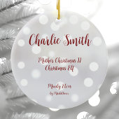 Weihnachten II Weihnachten Keramik Elf Ornament