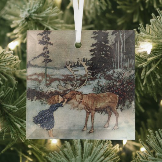 Weihnachten, Illustration Die Schneekönigin Ornament Aus Glas (Insitu)