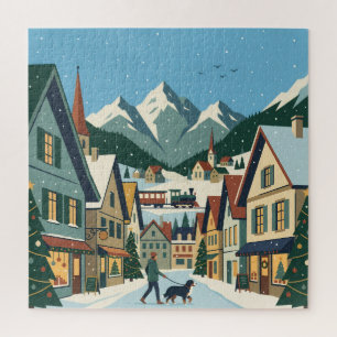 Weihnachten im Alpendorf Puzzle