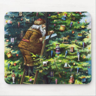 Weihnachten im alten Stil, viktorianischer Weihnac Mousepad