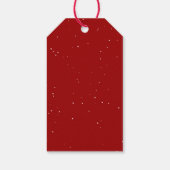 Weihnachten im Aquarell Geschenkanhänger (Rückseite)