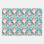 Weihnachten im Aquarellturm Geschenkpapier Set (Vorderseite)