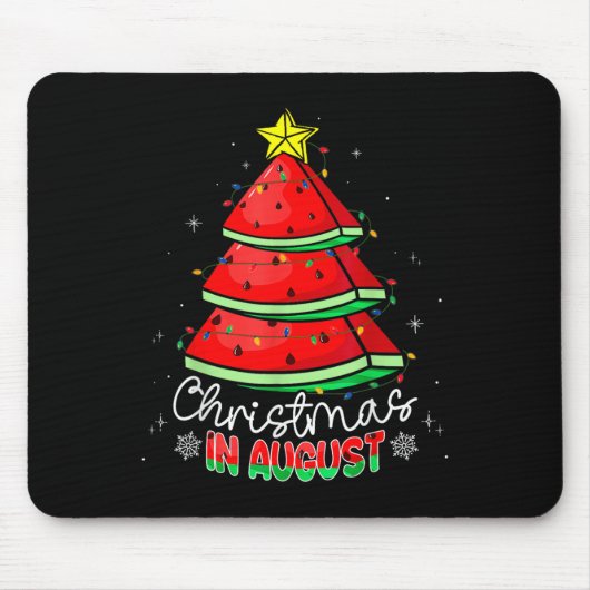 Weihnachten im August Funny Seven Mousepad (Vorne)