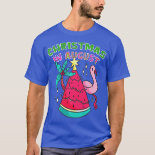 Weihnachten im August Santa Beach Hat Sonnenblase T-Shirt