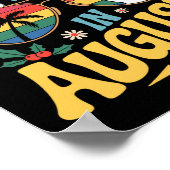 Weihnachten im August Sommerlover Männer Frauen Ki Poster (Ecke)