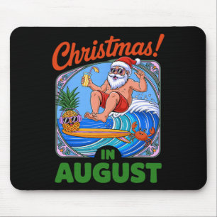 Weihnachten im August Sommerurlaub Weihnachten Mousepad