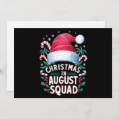 Weihnachten im August Squad Funny Summer Xmas (Vorne/Hinten)