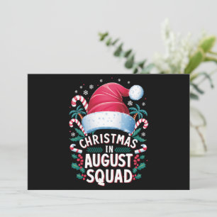 Weihnachten im August Squad Funny Summer Xmas
