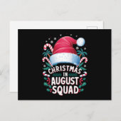 Weihnachten im August Squad Funny Summer Xmas (Vorne/Hinten)