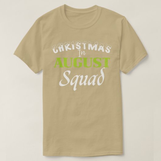 Weihnachten im August Squad Summer Group Santa T-Shirt (Design vorne)