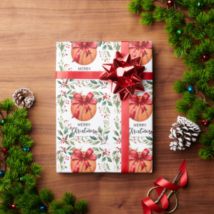 Weihnachten im Basketball für den Spieler Geschenkpapier