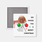 Weihnachten im Basketball Magnet (Vorderseite/Rückseite)