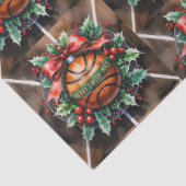 Weihnachten im Basketball Seidenpapier (Detail)