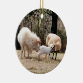 Weihnachten im Bauernhaus Keramik Ornament (Rechts)