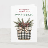 Weihnachten im Bauernhof | Farbseite innen Karte (Vorderseite)