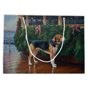 Weihnachten im Beagle - Feierliche Hochzeit Große Geschenktüte