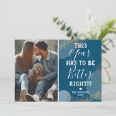 Weihnachten im besseren Jahr Foto (Stehend Vorderseite)