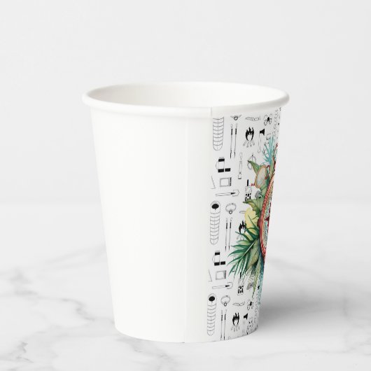 Weihnachten im Camping Pappbecher (Rechts)