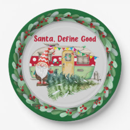 Weihnachten im Camping Pappteller