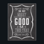Weihnachten im Chalkboard Santa's Good List<br><div class="desc">Die lustige Postkarte,  die Weihnachten schicken soll,  Sie haben die Gute Liste des Weihnachtsmanns gemacht</div>